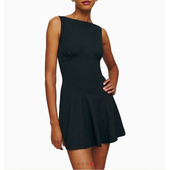 Reformation Dresses & Skirts - Reformation Dress Women Small Mayve Knit Mini Black Minimalist Quiet Luxury Chic